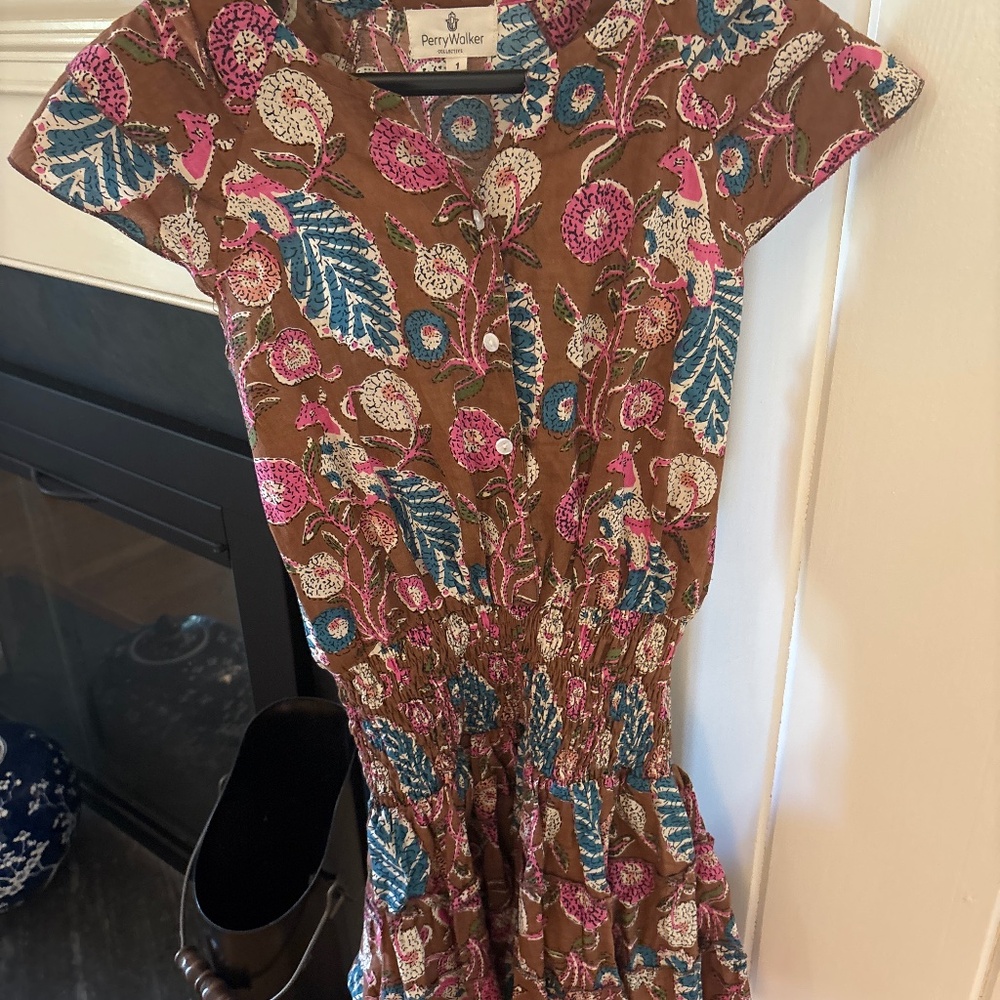 Popover smocked dress